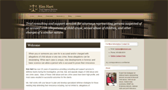 Desktop Screenshot of kimhart.com