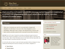 Tablet Screenshot of kimhart.com
